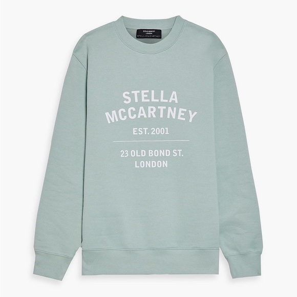 Stella McCartney logo cotton-fleece sweatshirt